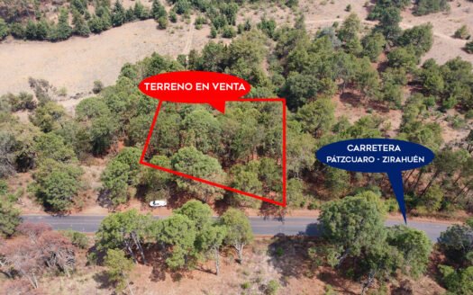 Terreno En Venta En Zirahuén, Carretera Pátzcuaro- Uruapan