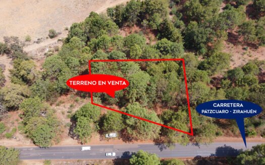 Terreno En Venta En Zirahuén, Carretera Pátzcuaro- Uruapan