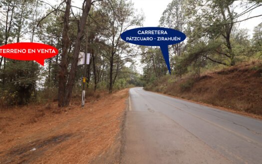 Terreno En Venta En Zirahuén, Carretera Pátzcuaro- Uruapan