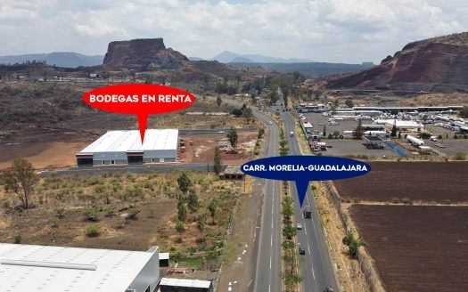 BODEGA EN RENTA MORELIA, SALIDA QUIROGA
