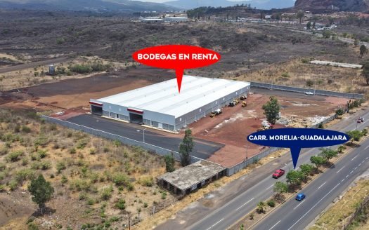 BODEGA EN RENTA MORELIA, SALIDA QUIROGA