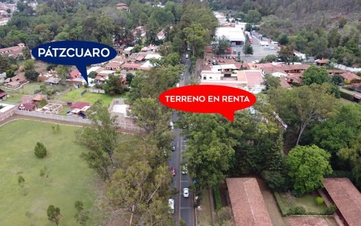 TERRENO EN VENTA/RENTA EN PÁTZCUARO, MICH.