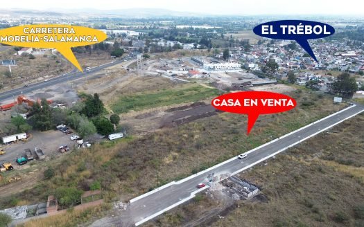 CASA NUEVA EN PREVENTA EN MORELIA, EL TRÉBOL.