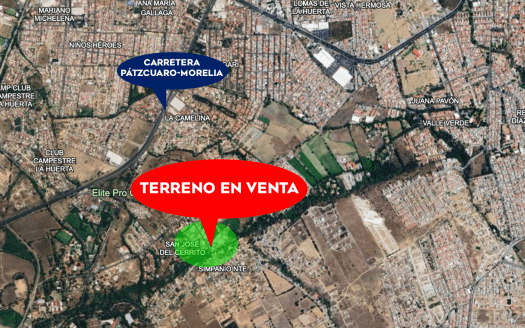 TERRENO EN VENTA EN MORELIA, SAN JOSÉ DEL CERRITO.