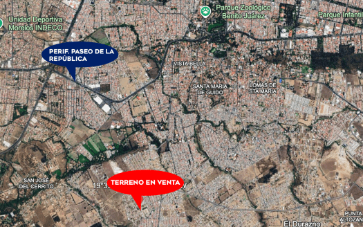 TERRENO EN VENTA EN MORELIA, LOMA LARGA.