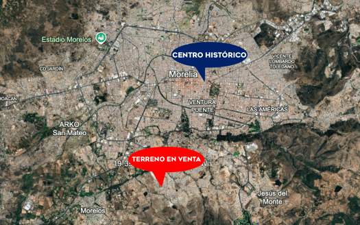 TERRENO EN VENTA EN MORELIA, LOMA LARGA.