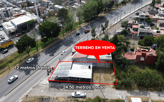TERRENO EN VENTA EN MORELIA, SOBRE PERIFÉRICO, ZONA CENTRAL, COL. DEFENSORES DE PUEBLA