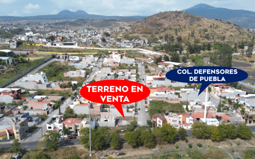 TERRENO EN VENTA EN MORELIA, DEFENSORES DE PUEBLA