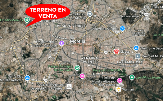 TERRENO EN VENTA EN MORELIA, DEFENSORES DE PUEBLA