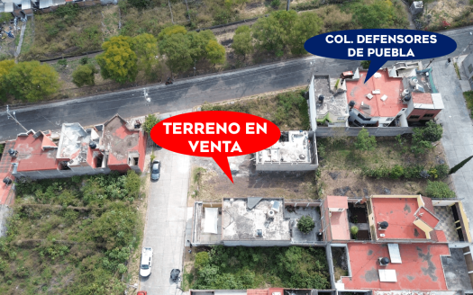 TERRENO EN VENTA EN MORELIA, DEFENSORES DE PUEBLA