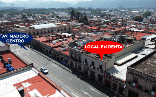 LOCAL EN RENTA EN MORELIA, AV. MADERO, CENTRO HISTÓRICO