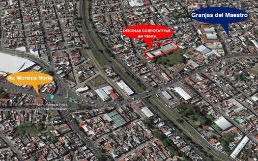 OFICINAS CORPORATIVAS EN VENTA / RENTA EN MORELIA, GRANJAS DEL MAESTRO.