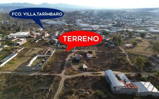 TERRENO EN VENTA EN TARÍMBARO, ZONA COL. LOS ÁNGELES