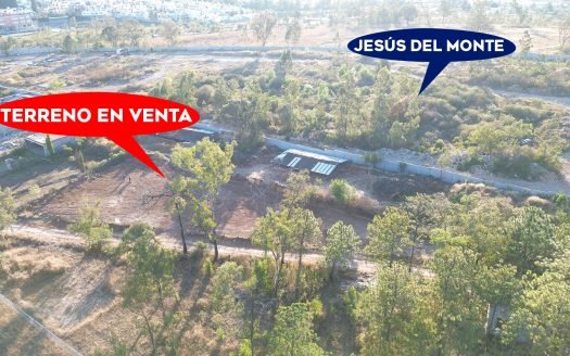 TERRENO EN VENTA EN MORELIA, JESÚS DEL MONTE.