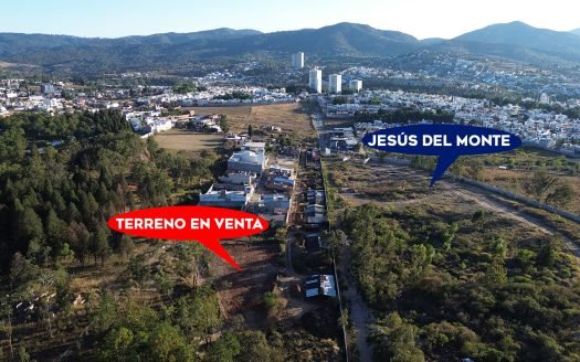 TERRENO EN VENTA EN MORELIA, JESÚS DEL MONTE.