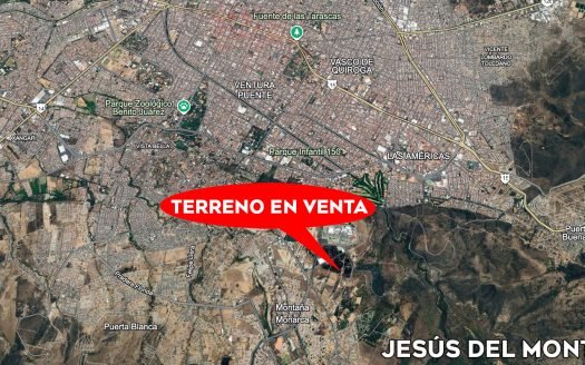 TERRENO EN VENTA EN MORELIA, JESÚS DEL MONTE.