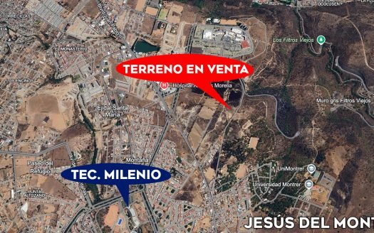 TERRENO EN VENTA EN MORELIA, JESÚS DEL MONTE.