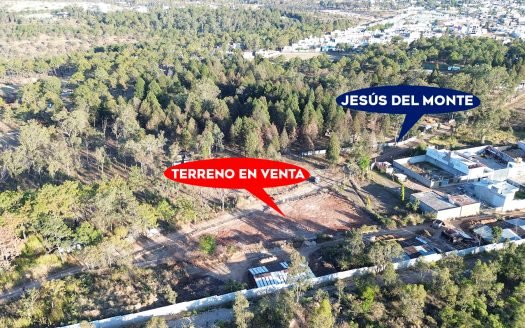 TERRENO EN VENTA EN MORELIA, JESÚS DEL MONTE.