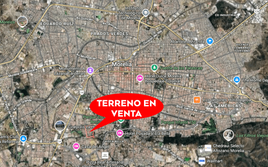 TERRENO EN VENTA EN MORELIA, LOS FRESNOS ( ZONA UNIVERSIDAD)