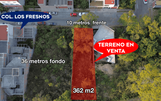 TERRENO EN VENTA EN MORELIA, LOS FRESNOS ( ZONA UNIVERSIDAD)