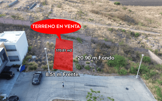 TERRENO EN VENTA EN MORELIA, PASEO DEL PARQUE TRES MARÍAS