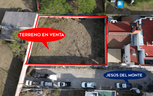 TERRENO EN VENTA EN MORELIA, JESÚS DEL MONTE