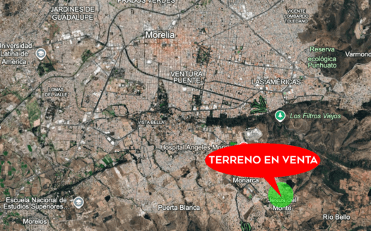 TERRENO EN VENTA EN MORELIA, JESÚS DEL MONTE