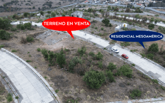 TERRENO EN VENTA EN MORELIA, FRACC. MESOAMERICA