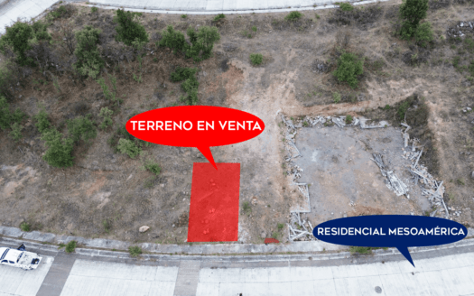 TERRENO EN VENTA EN MORELIA, FRACC. MESOAMERICA