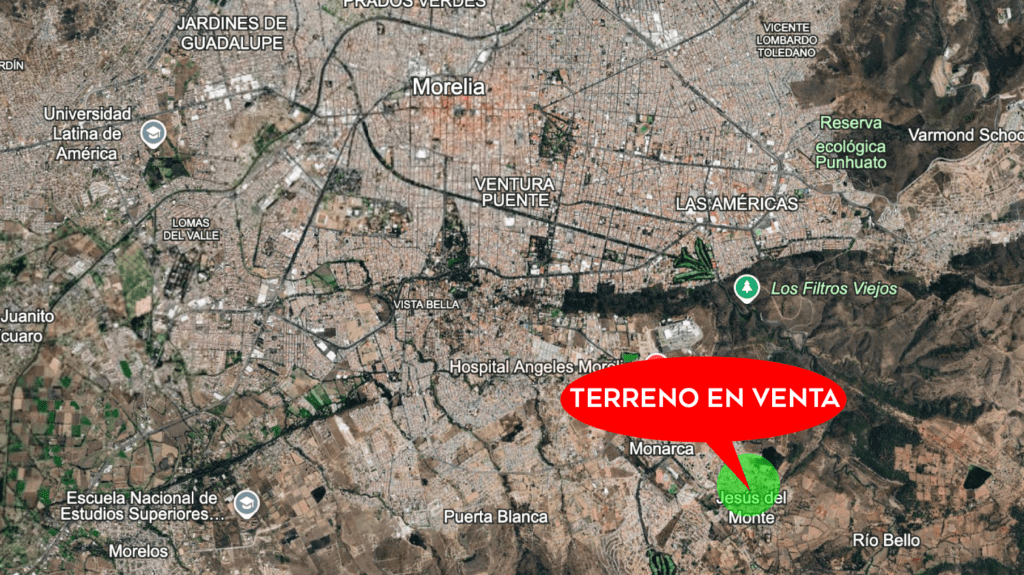 Terreno en venta en Morelia, Jesús del Monte 2
